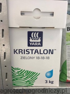 KRISTALON ZIELONY 3KG
