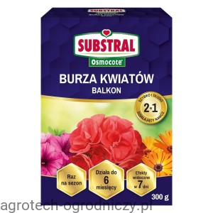 Substral Osmocote Burza kwiatów balkon 300g